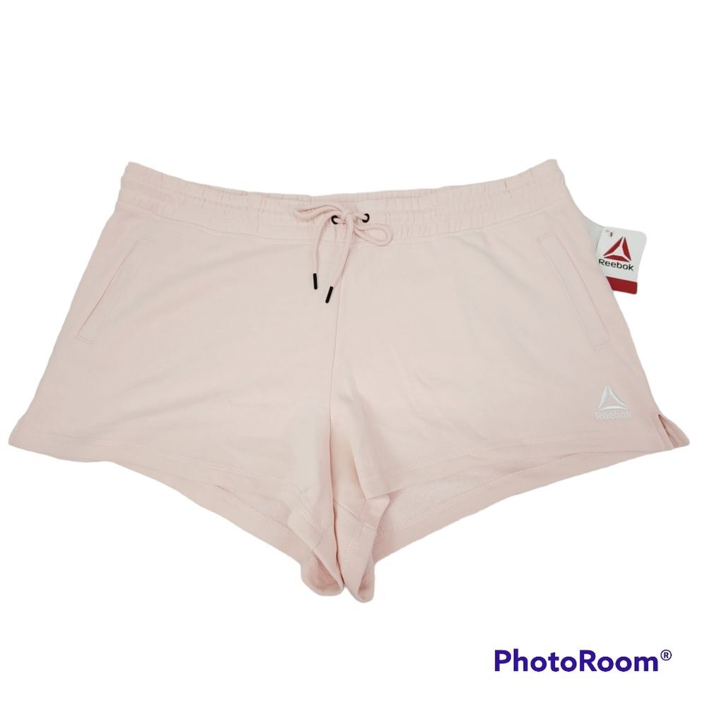 * Reebok relaxed shorts size XXL pink sweatpants shorts 3" inseam 42" w…